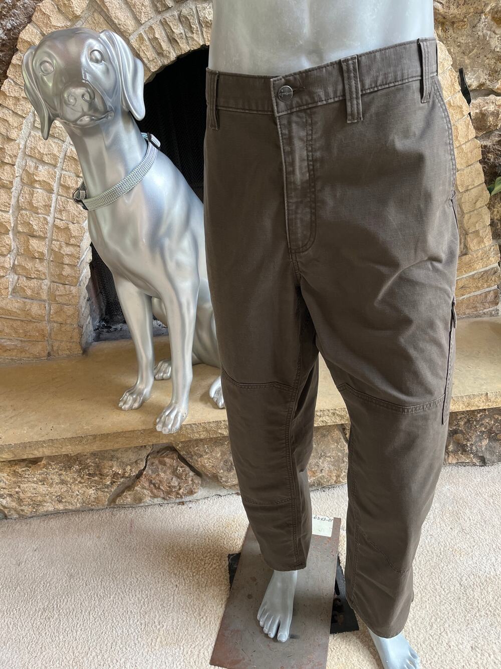 Carhartt Relaxed Fit Rugged Flex RipStop Brown Cargo Pants Men’s Size 44 x 30